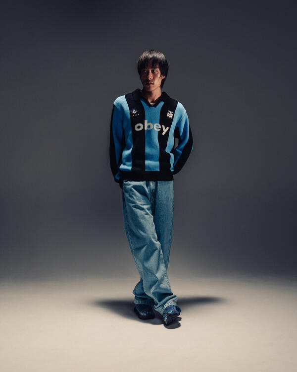 Obey Soccer jersey sweater | 151000090-LBL | AFEW STORE